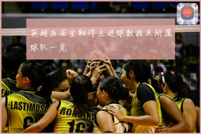 英超历届金靴得主进球数据及所属球队一览